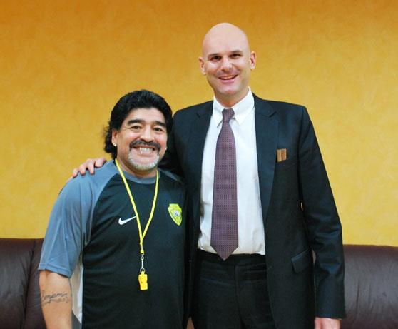 meeting the legend – Diego Maradona
