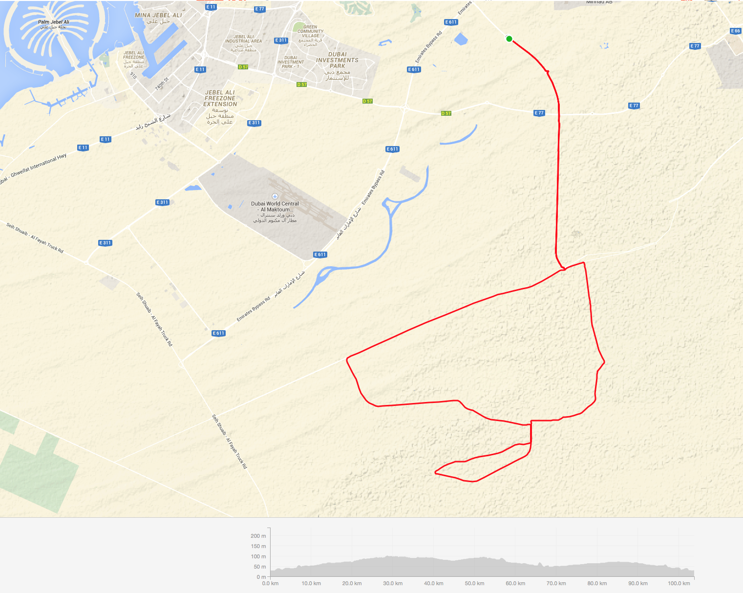 Al Qudra Dubai Map Al-Qudra-Map-New-Loop - Scott Ragsdale