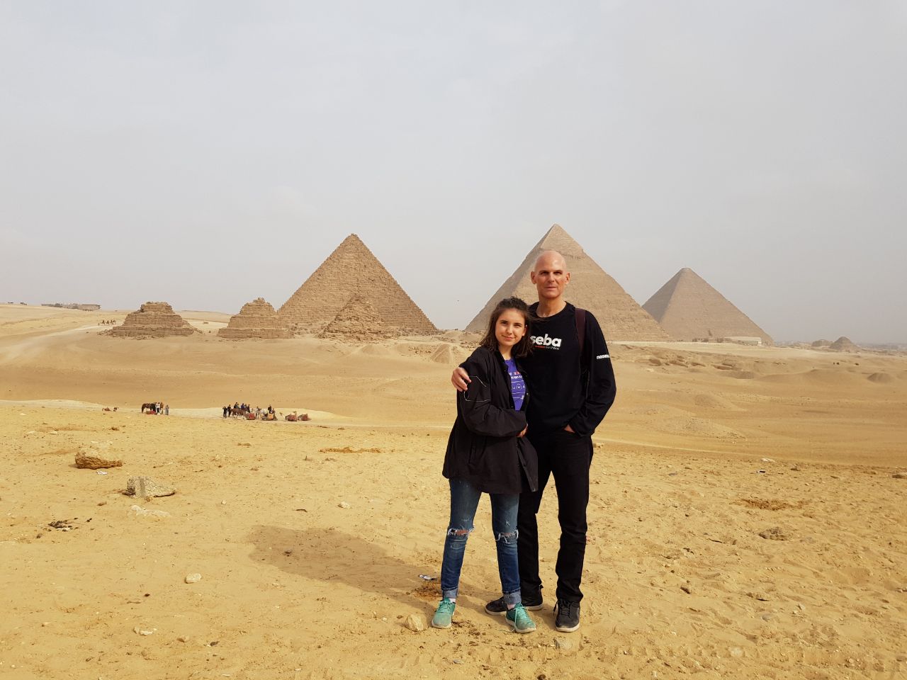 experiencing the pyramids of Giza and the streets of Cairo…